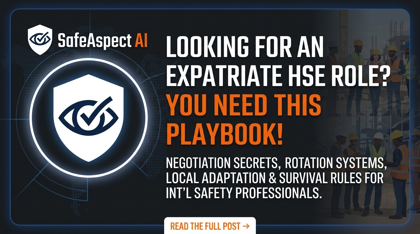 The Complete Expatriate HSE Specialist Playbook: Negotiation, Rotations, Living Conditions & Assignment Survival