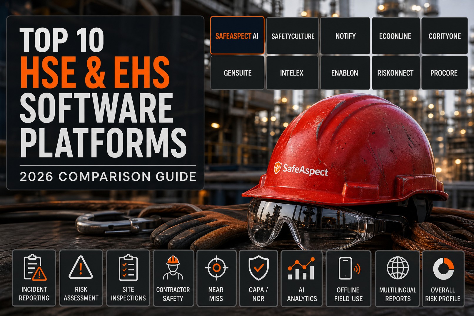 Where SafeAspect AI fits in the 2026 EHS market (and where it does not)