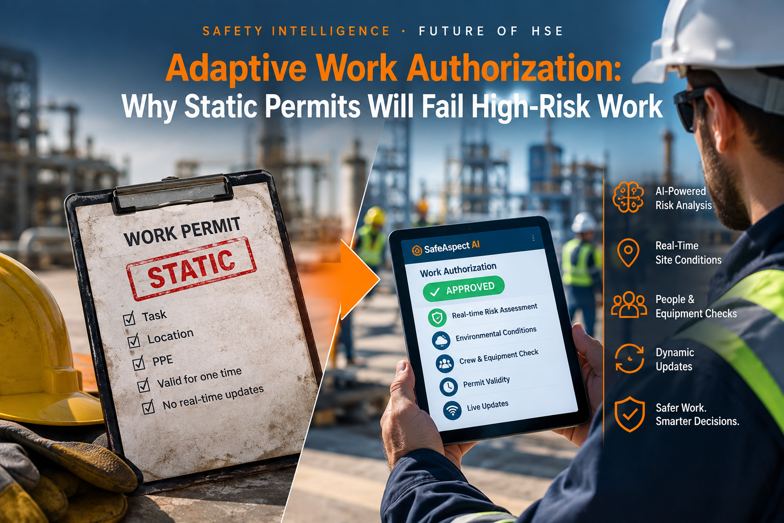 Adaptive Work Authorization: Why Static Permits Will Fail High-Risk Work