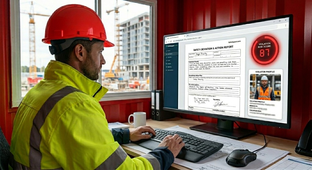 Safety Deviation & Action Report with Violation Risk Score preview